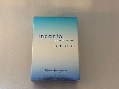 Salvatore Ferragamo INCANTO BLUE Pour Homme 3.4 oz Eau De Toilette Spray