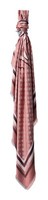 Guess Kefiah Scarf 135X135 Tuch Orange Hellrot Schwarz Neu