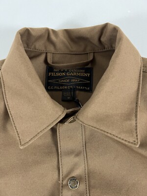 FILSON DRY TIN CLOTH JAC-SHIRT SEPIA M NWT US MADE | eBay FILSON DRY TIN CLOTH JAC-SHIRT SEPIA M NWT US MADE | eBay