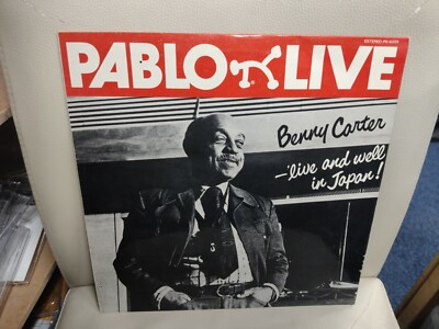 Benny Carter - Live And Well In Japan! LP, Album Pablo live jazz