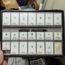 Natural Paraiba total 42.07ct,GIA(This is the price of the smallest one 0.99ct)