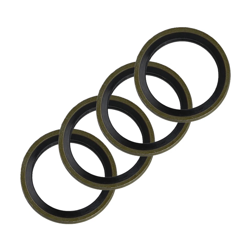 4Pcs Oil Cooler Seal Gasket Set for Mitsubishi 3000GT Montero Mighty Max Eclipse - Image 3 of 4