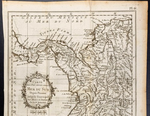1778 - Panama, British & Ecuador - landkarte Antik - Amerika Süd- - Bild 2 von 3