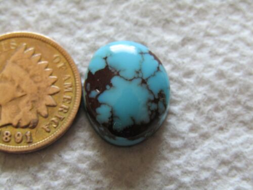 Egyptian Turquoise Cabochon 8.2 carats Spiderweb Web cabochon Turquoise Egypt