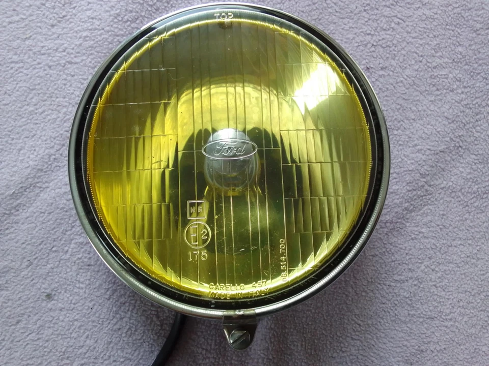 Ford chrome Gelb Fernscheinwerfer Carello Oldtimer - Bild 2 von 4