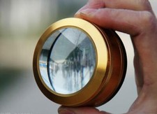 Desk Loupe Magnifying Glass Paperweight Metal Frame Magnifier f Reading 3X 3.5X