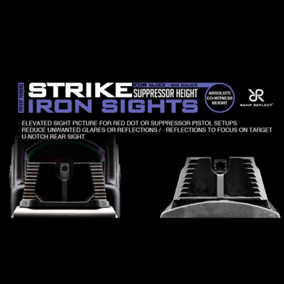 Strike Industries Stainless Steel Co-Witness Height Front &Rear