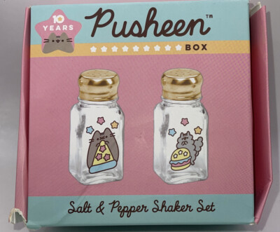 NIB Pusheen Box Winter 2020 Pepper Shaker Set 10 Year Anniversary