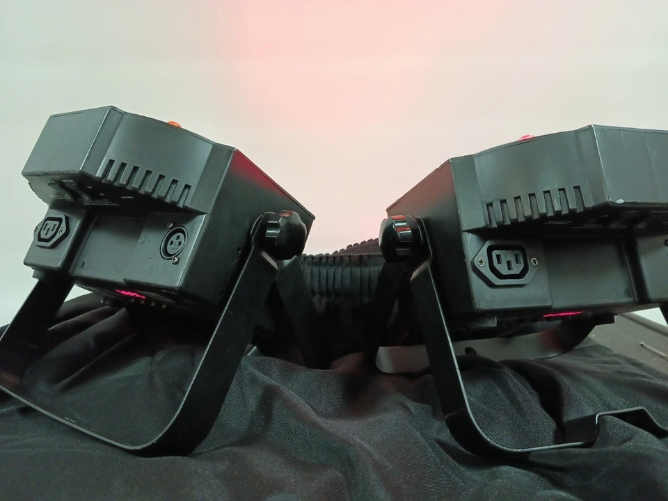 Pair ADJ Mega Go Par 64 LED Party Stage Battery Powered Lights   Tested - Image 4 of 4