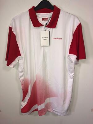 Carlton Function Polo Red White Medium Langridge England TD009 PP 02