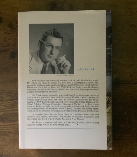 Vintage 1956 Forbidden Area Book Club Edition Book Pat Frank - Picture 4 of 7