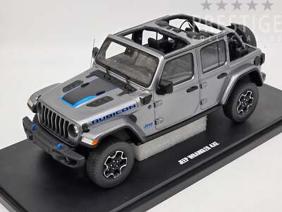GT Spirit 2021 Jeep Wrangler Rubicon 4xe 4x4 Grey Metallic GT419 1