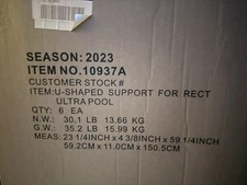 Intex Rectangular Ultra Frame Pool U-Shaped Side Support 10937A