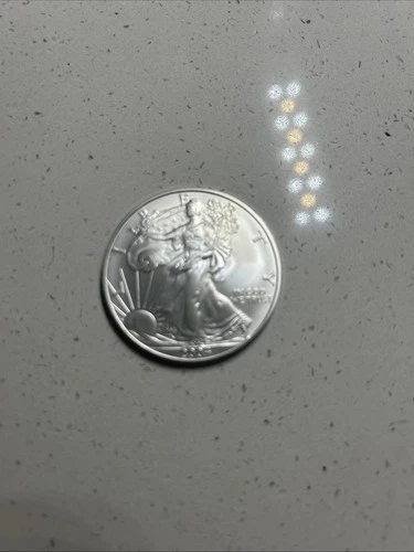 2004 American silver eagle 1 ounce coin- BU- brillant uncirculated