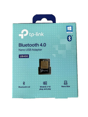 Bluetooth Nano USB Adapter, TP-Link UB400, Bluetooth 4.0, USB 2.0