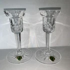 Waterford Crystal LISMORE ?? Vintage Candlestick Holders set 5.5”