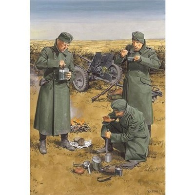 DRAGON 6697 Chow Time - German AT gun crew with 3,7cm PaK35/36