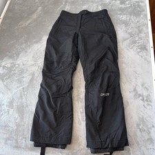 SPYDER Snow Pants Ski Snowboard Womens 10 Black 100 Waterproof Insulated