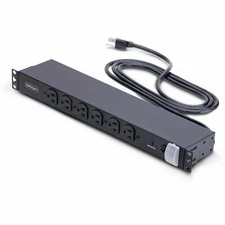 NEW STARTECH 1415B8H-RACK-PDU-SP StarTech 14-Outlet Rackmount PDU 1U Server