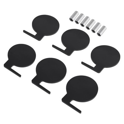 New AR500 Target Tree Steel Target Set 6x 6'' X 3/8'' Target Paddles Dueling
