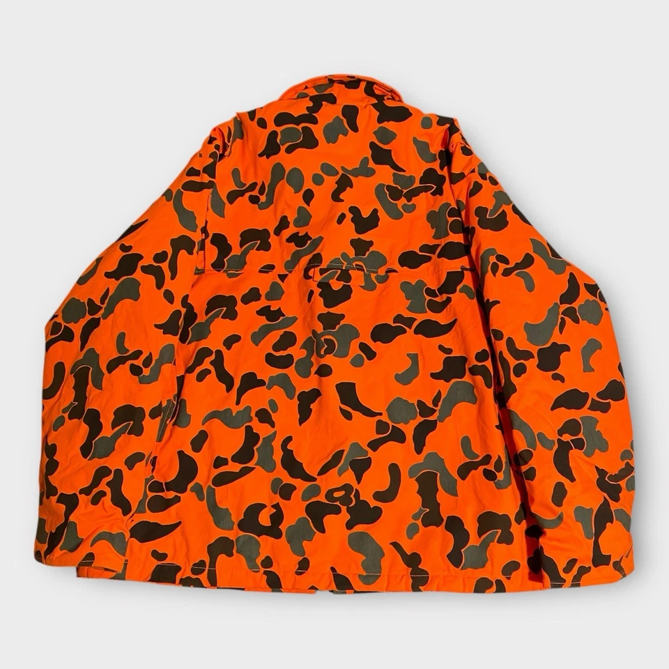 Woolrich Hunting Suit XXL Blaze Orange Camo Camoflauge 90s Jacket Pants Set Rare - Image 4 of 4