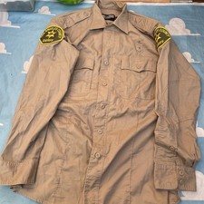 Disfraz Uniforme United Vintage Los Angeles Sheriff Manga Larga Talla 16 34