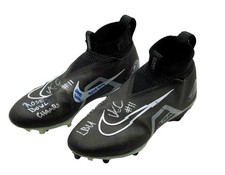 Abdul Carter Signed/Inscribed GAME WORN Cleats 2023 Rose Bowl Penn State 180921