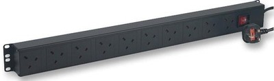 POWERDATA TECHNOLOGIES - 10-Way Vertical 19'' Cabinet UK PDU