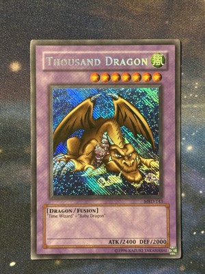Thousand Dragon MRD-143 REVERSE FOIL ERROR Secret Rare YuGiOh Yu
