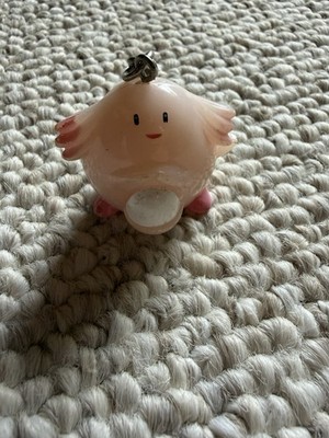 Tomy Pokemon Keychain Light Up Chansey 2  Mini Figure Nintendo Non Operational