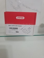 UNITEK USB C to IDE and SATA Converter External Hard Drive Adapter Kit See Pict