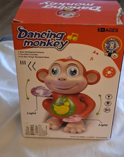 YJTOYS Dancing Monkey Battery Operated Toy Lights Music YJ-3030 Ages 3 