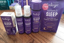 Oilogic Slumber  Sleep Purple Baby Bath Gift Set Essential Oil Wash Mist Soak