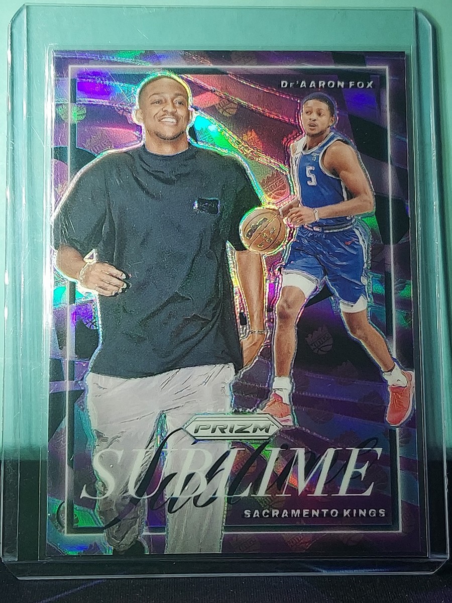 2024-25 Panini Prizm Basketball De'Aaron Fox #20 Sublime SSP 2024-25 Panini Prizm Basketball De'Aaron Fox #20 Sublime SSP