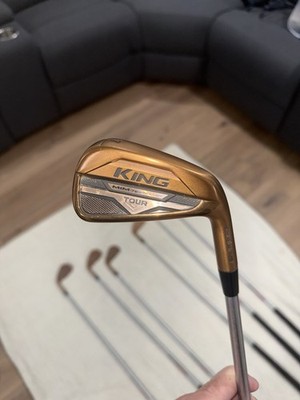 Cobra KING MIM TOUR Copper 4-PW Iron Set Stiff Flex KBS C-Taper 120 Steel