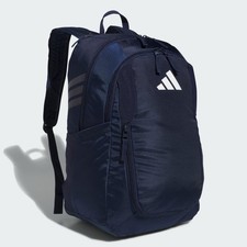 adidas Stadium 4 Soccer School Backpack Blue Laptop Padded Large 36L JJ7774