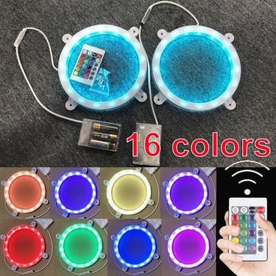 2pcs Cornhole LED Night Lights 6'' Cool White Corn Hole Bean Bag Toss Board Lamp