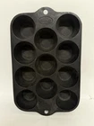 Cast Iron Wagner Ware Muffin Pan 1323 Vintage  Bakeware 11 Cup READ LOOK