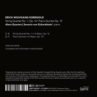 Erich Wolfgang Korng Erich Wolfgang Korngold: String Quartet No. 1, Op. 16/ (Cd)