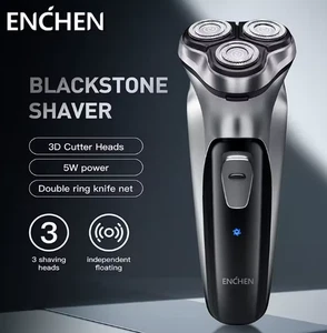 Rasoir électrique pour hommes 3D Razor rotatif USB Machine rechargeable à barbe de type C