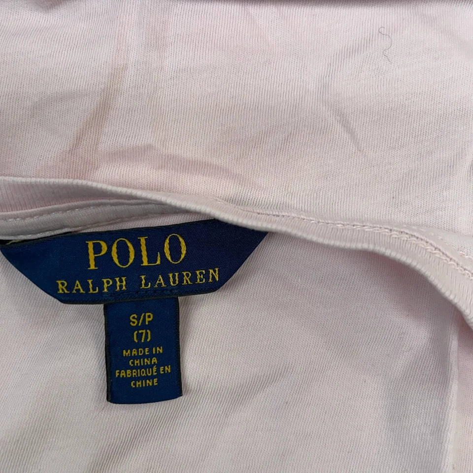 Polo Ralph Lauren, t-shirt, taille : 134, rose, imprimé, fille #ngR - Photo 3/4