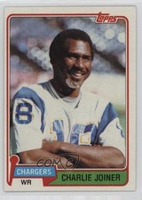 1981 Topps Charlie Joiner #496 HOF 0c4