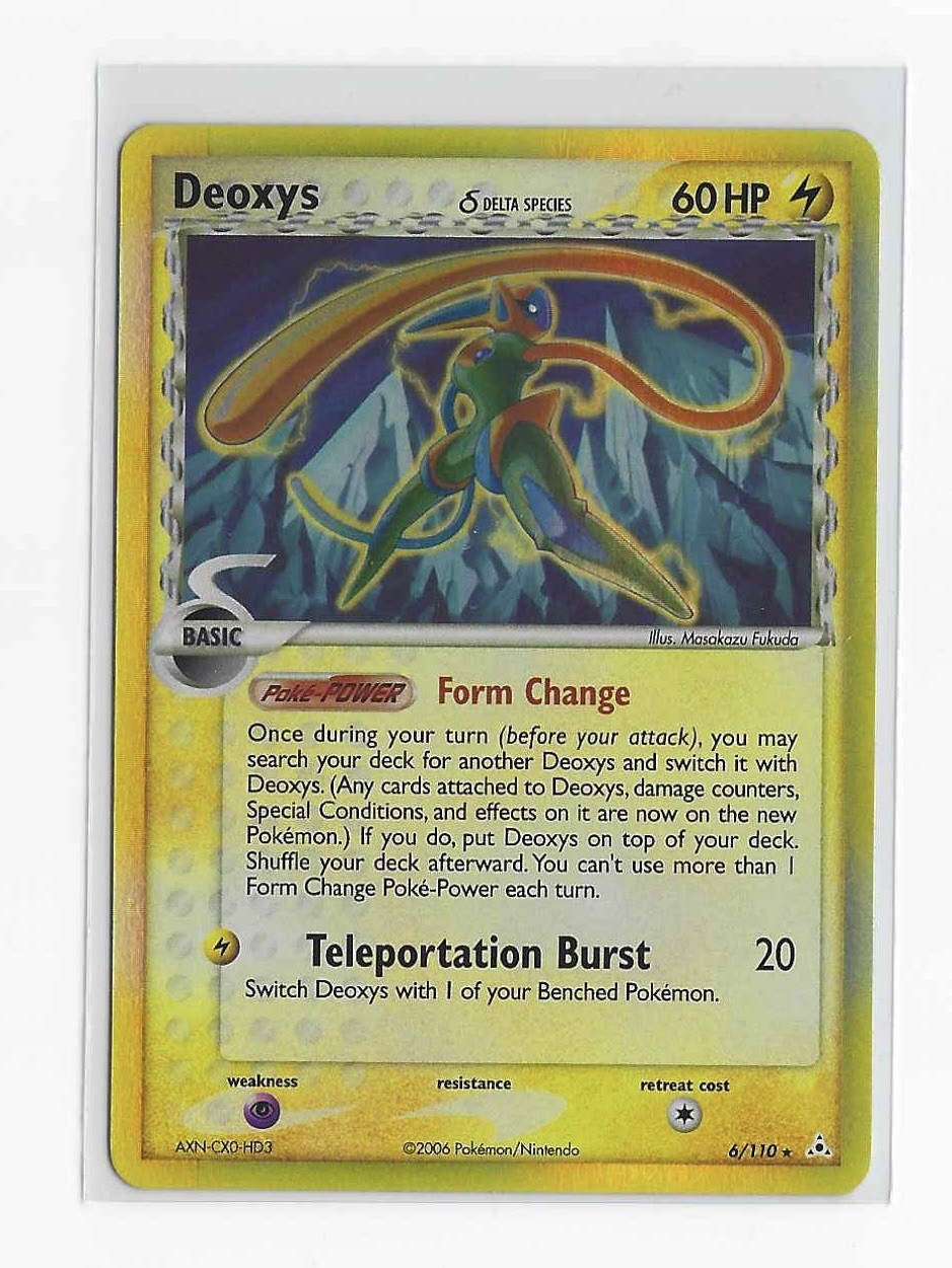 Pokemon TCG Deoxys Delta Species Holo Rare 6/110 Holon Phantoms NM