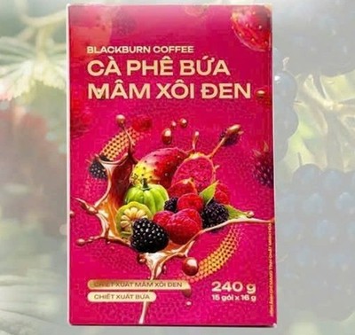 Blackberry Coffee - Ca Phe Mam Xoi Den 15 Packets per Box Weight Loss US Seller