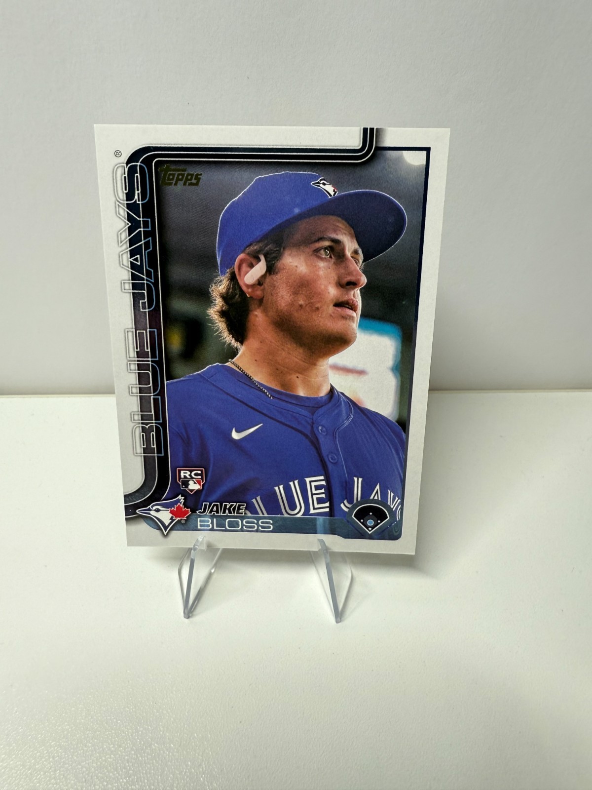 Jake Bloss 2025 Topps Series 1 Golden Mirror RC #63 Blue Jays
