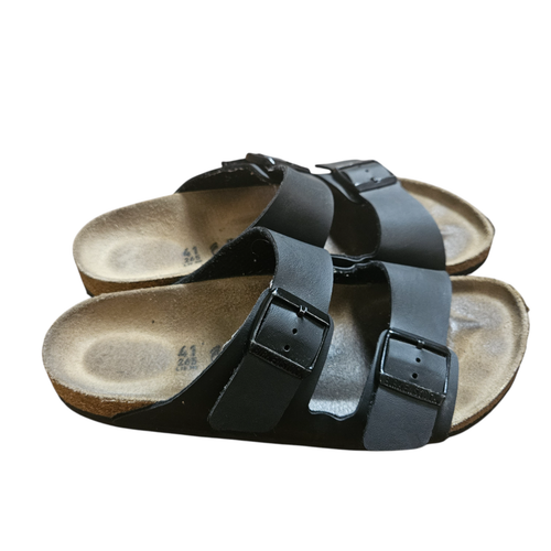 Birkenstock Mens Arizona Birko-Flor Black Slides Sandals Unisex M8/W10 Classic - Bild 6 von 6
