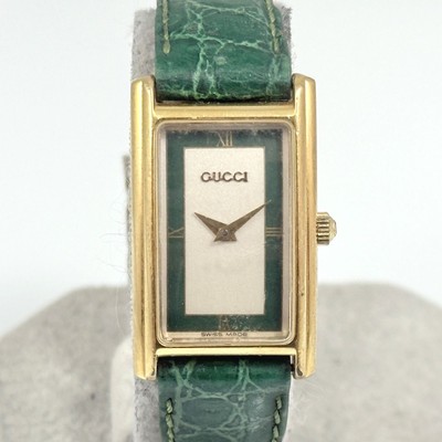 GUCCI 2600L GREEN WOMEN'S VINTAGE SWISS MADE WATCH G13 | eBay