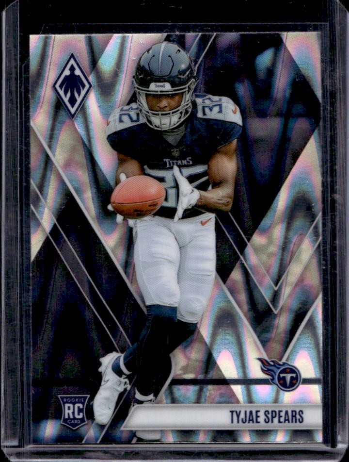 2023 Phoenix Tyjae Spears RC Silver Seismic Rookie #129 Titans