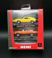 Greenlight 1:64 HEMI Factory 2-Packs 1969 Dodge Charger Daytona & 1969 Plymouth