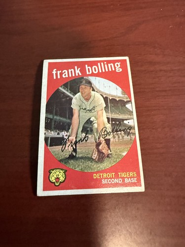 Frank Bolling #280 1959 Topps card